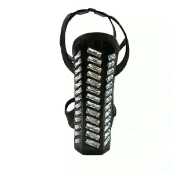 Shi by Journeys Dazzled Black Open Toe Ank… - Picture 10 of 10